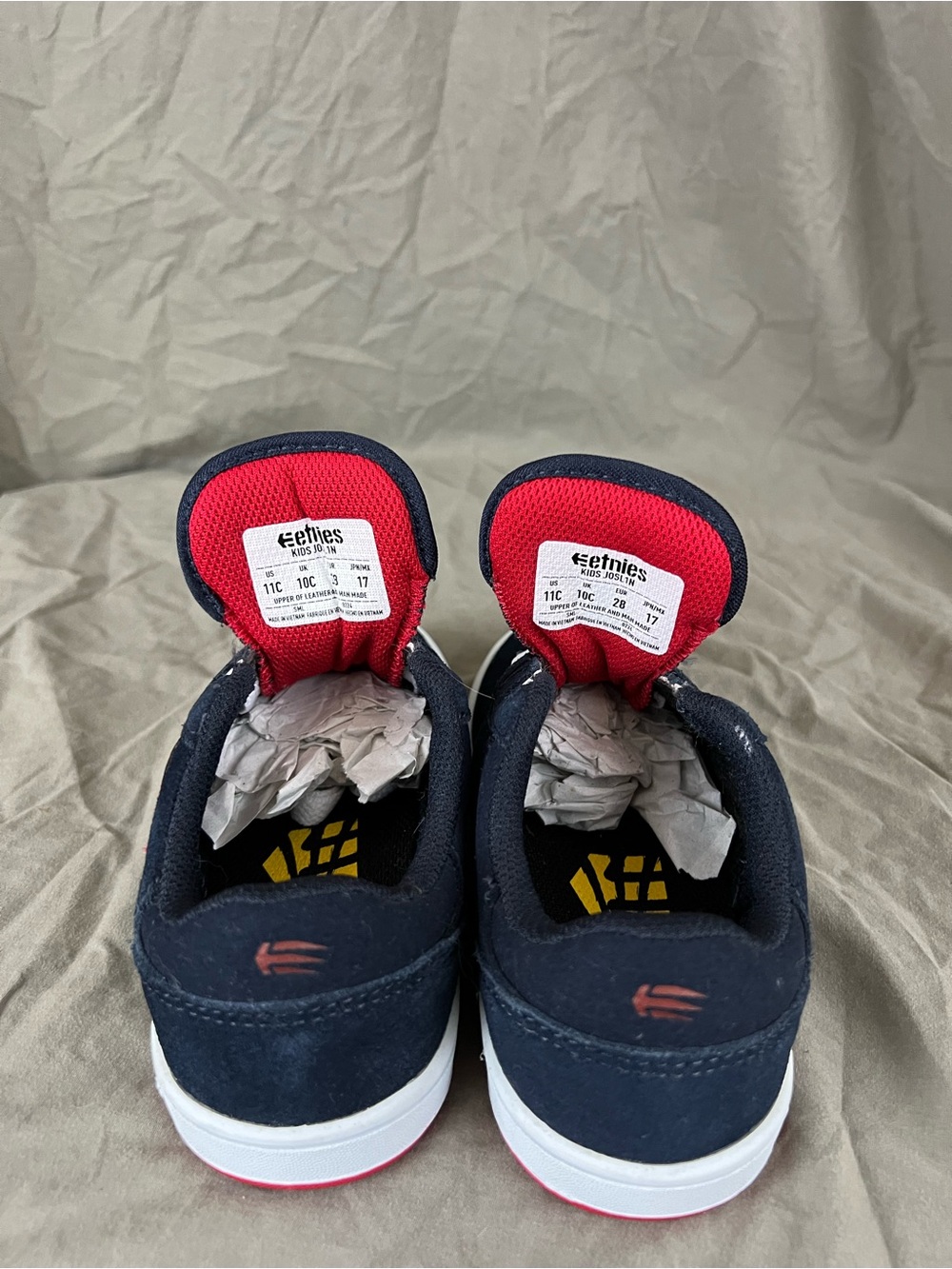 Etnies Kids Navy Sneakers - Picture 3 of 5
